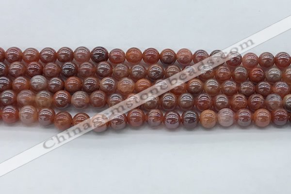 CAA3501 15.5 inches 6mm round AB-color fire agate beads wholesale