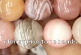 CAA3534 15.5 inches 10mm round pink botswana agate beads