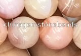 CAA3535 15.5 inches 12mm round pink botswana agate beads