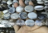 CAA3567 15.5 inches 18*25mm oval grey Botswana agate beads