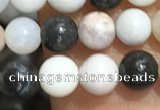 CAA3575 15.5 inches 4mm round parral dendrite agate beads