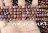 CAA3620 15.5 inches 4mm round Portuguese agate beads wholesale