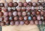 CAA3623 15.5 inches 10mm round Portuguese agate beads wholesale