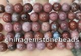 CAA3624 15.5 inches 12mm round Portuguese agate beads wholesale