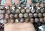 CAA3639 15.5 inches 10mm round flower agate beads wholesale