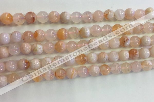 CAA3643 15.5 inches 6mm round sakura agate beads wholesale