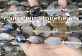 CAA3741 15.5 inches 18*25mm oval Montana agate beads wholesale