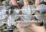 CAA3743 15.5 inches 30*40mm oval Montana agate beads wholesale