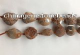 CAA3812 15.5 inches 20*25mm - 25*35mm nuggets rough agate beads