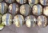 CAA3841 15 inches 6mm round tibetan agate beads wholesale