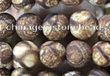 CAA3845 15 inches 6mm round tibetan agate beads wholesale