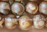 CAA3856 15 inches 8mm round tibetan agate beads wholesale