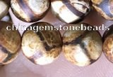 CAA3858 15 inches 8mm round tibetan agate beads wholesale