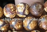 CAA3862 15 inches 8mm round tibetan agate beads wholesale