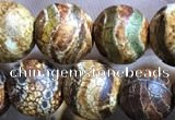 CAA3868 15 inches 8mm round tibetan agate beads wholesale