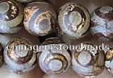 CAA3870 15 inches 8mm round tibetan agate beads wholesale