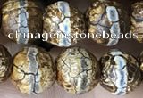 CAA3872 15 inches 8mm round tibetan agate beads wholesale