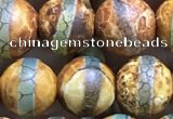 CAA3876 15 inches 8mm round tibetan agate beads wholesale