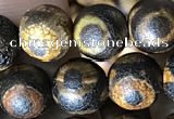 CAA3886 15 inches 8mm round tibetan agate beads wholesale