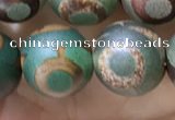 CAA3908 15 inches 10mm round tibetan agate beads wholesale