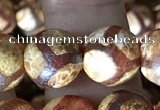 CAA3913 15 inches 10mm round tibetan agate beads wholesale