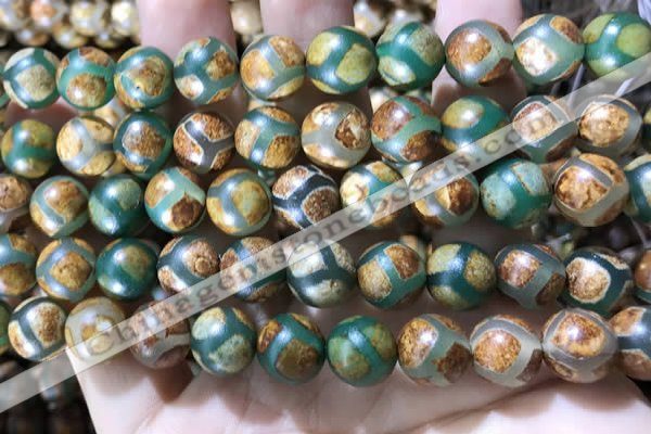 CAA3915 15 inches 10mm round tibetan agate beads wholesale