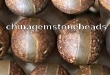 CAA3920 15 inches 12mm round tibetan agate beads wholesale