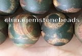 CAA3926 15 inches 12mm round tibetan agate beads wholesale