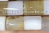 CAA3933 15.5 inches 8*20mm tube Madagascar agate beads wholesale