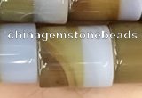 CAA3937 15.5 inches 15*18mm tube Madagascar agate beads wholesale