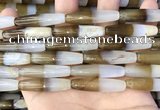 CAA3940 15.5 inches 8*34mm rice Madagascar agate beads wholesale