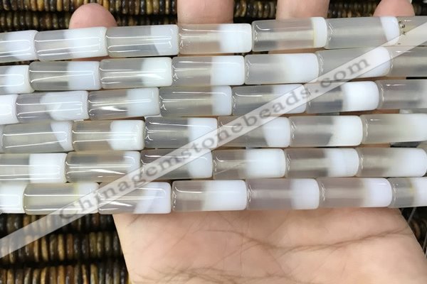 CAA3943 15.5 inches 8*20mm tube Madagascar agate beads wholesale