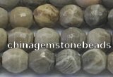 CAA3961 15.5 inches 6mm faceted round chrysanthemum agate beads