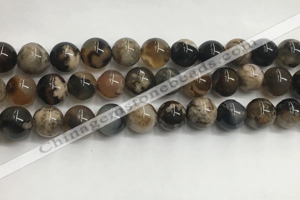 CAA3972 15.5 inches 10mm round sakura agate gemstone beads