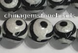 CAA3991 15 inches 8mm round tibetan agate beads wholesale