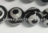 CAA3992 15 inches 10mm round tibetan agate beads wholesale