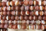 CAA4028 15.5 inches 10mm round line agate beads wholesale