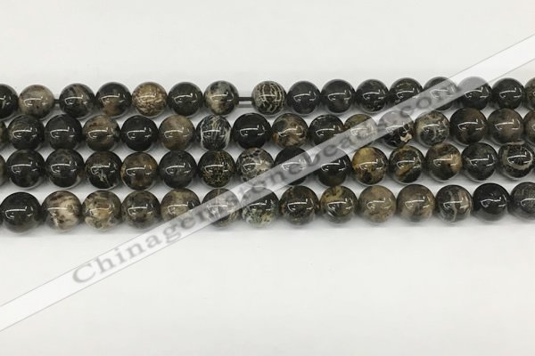 CAA4034 15.5 inches 6mm round chrysanthemum agate beads