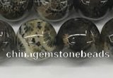 CAA4038 15.5 inches 14mm round chrysanthemum agate beads