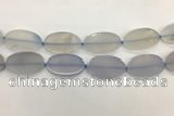 CAA4075 15.5 inches 30*50mm oval blue agate gemstone beads