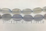 CAA4075 15.5 inches 30*50mm oval blue agate gemstone beads