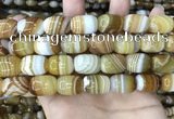 CAA4154 15.5 inches 13*18mm drum line agate beads wholesale