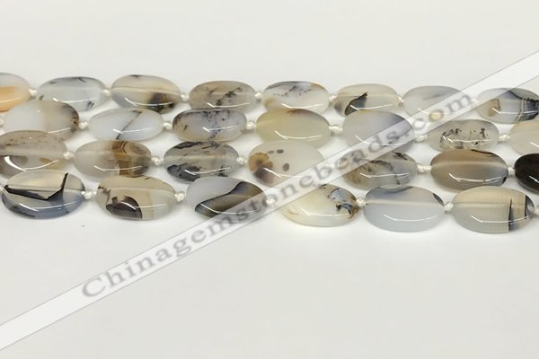 CAA4388 15.5 inches 15*20mm oval Montana agate beads