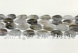 CAA4389 15.5 inches 15*20mm flat teardrop Montana agate beads