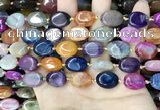 CAA4462 15.5 inches 12*16mm oval dragon veins agate beads