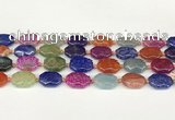 CAA4494 15.5 inches 13*18mm octagonal dragon veins agate beads