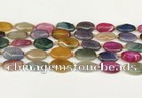 CAA4511 15.5 inches 13*20mm oval dragon veins agate beads