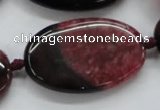 CAA452 15.5 inches 24*40mm oval agate druzy geode beads