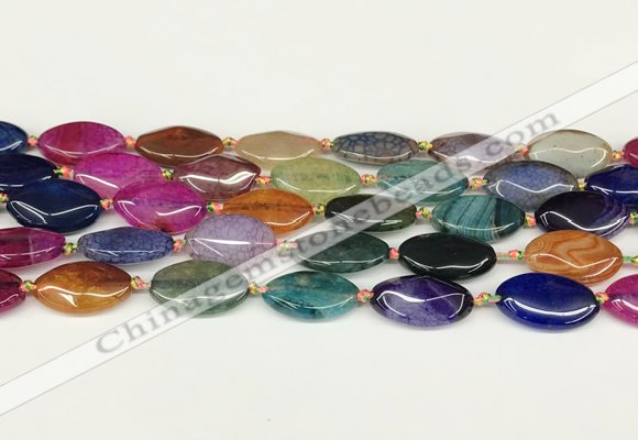 CAA4522 15.5 inches 12*20mm marquise dragon veins agate beads