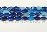 CAA4666 15.5 inches 13*18mm oval banded agate beads wholesale